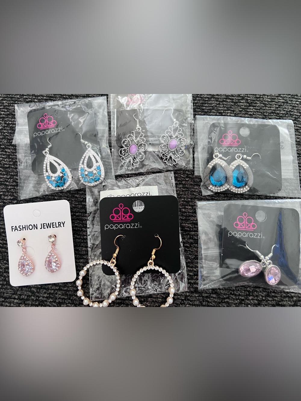 Paparazzi Earrings Bundle with a free pair of Iris fashion earrings
